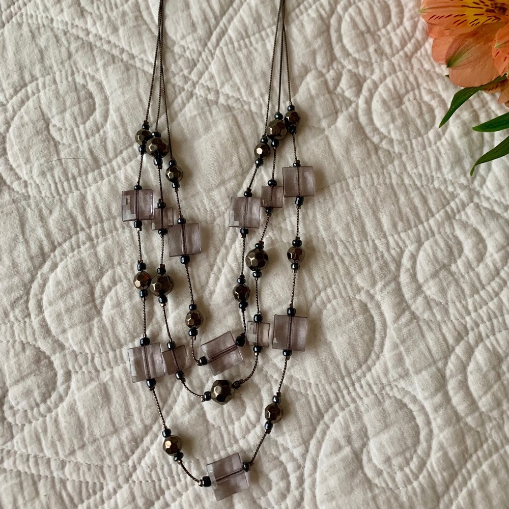 Beautiful 3 Strand Necklace NWOT